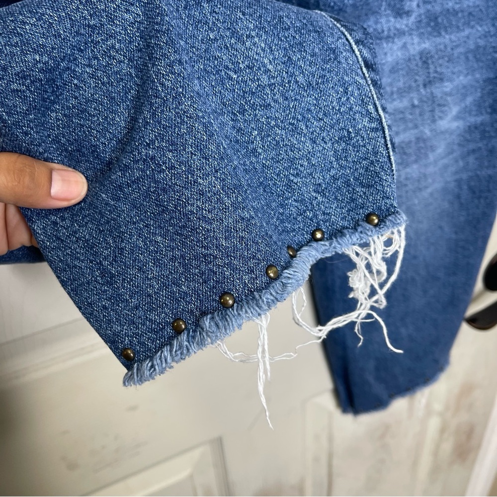 Torrid Straight Classic Denim High-Rise Studded Jean - Picture 9 of 12